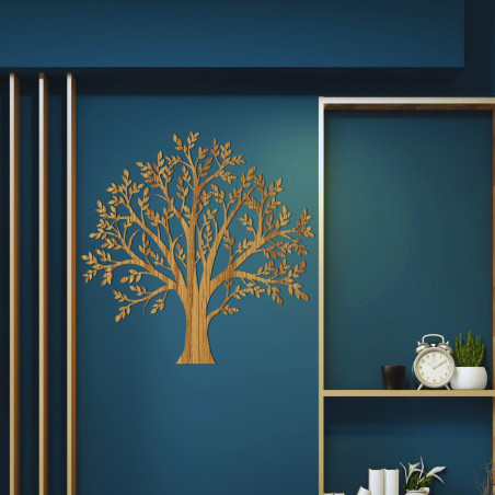 Decor din lemn sculptat copac de familie - FAMILIAE