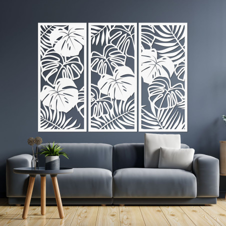 Frunze tropicale monstera și ferigă - LIBOGA