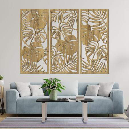 Frunze tropicale monstera și ferigă - LIBOGA