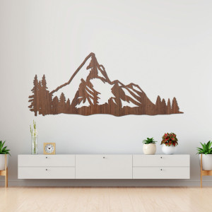 Decor din lemn sculptat natură montană - MONTANA 2