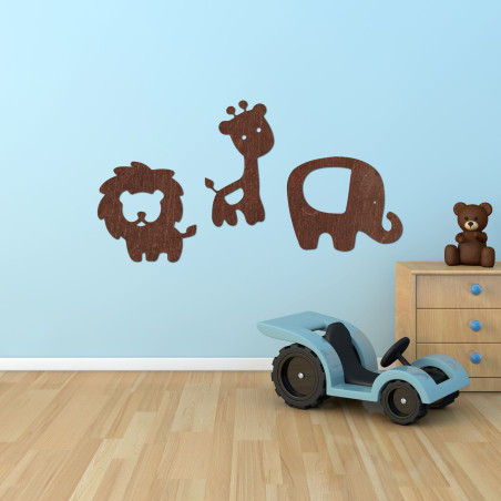 Animale din lemn pentru cameră - ZOOTRO