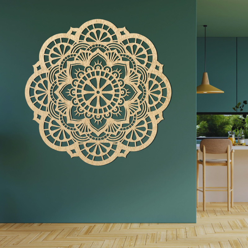 Decorațiuni de perete din lemn Mandala lumină - LUMINA