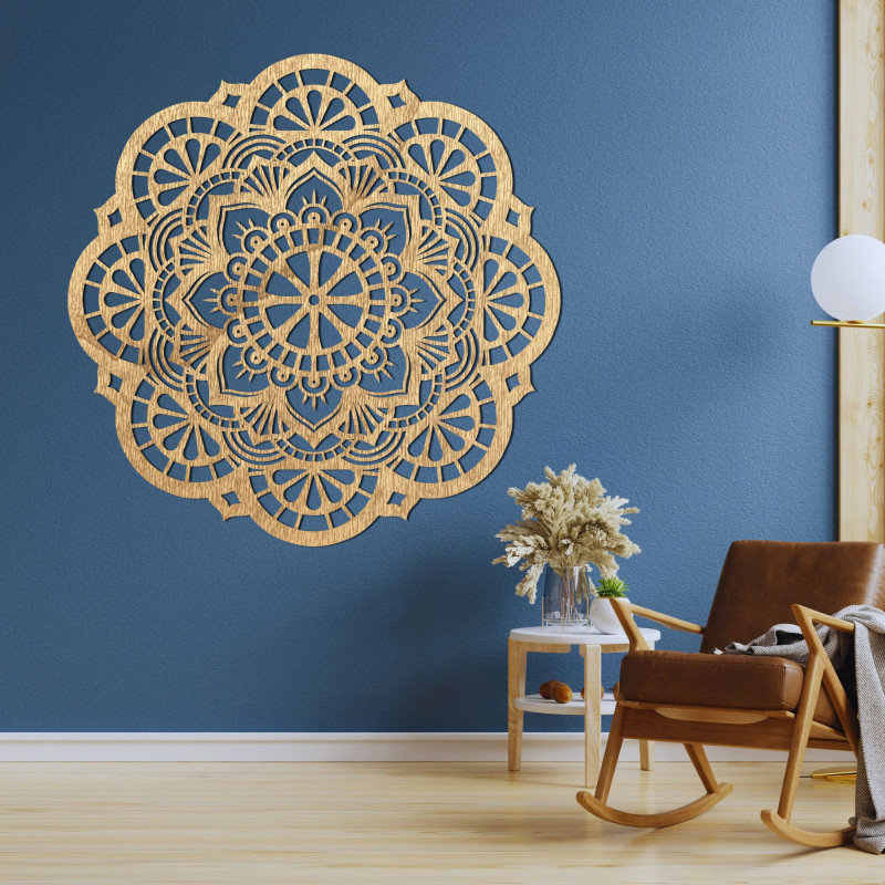 Decorațiuni de perete din lemn Mandala lumină - LUMINA