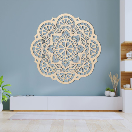 Decorațiuni de perete din lemn Mandala lumină - LUMINA