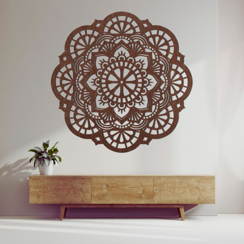 Decorațiuni de perete din lemn Mandala lumină - LUMINA