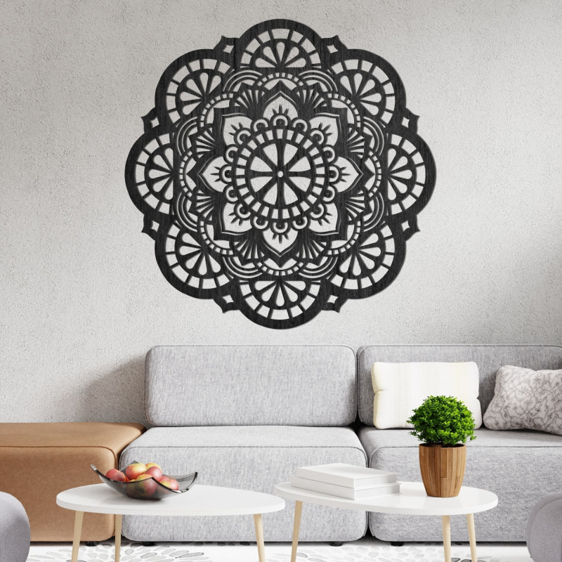 Decorațiuni de perete din lemn Mandala lumină - LUMINA