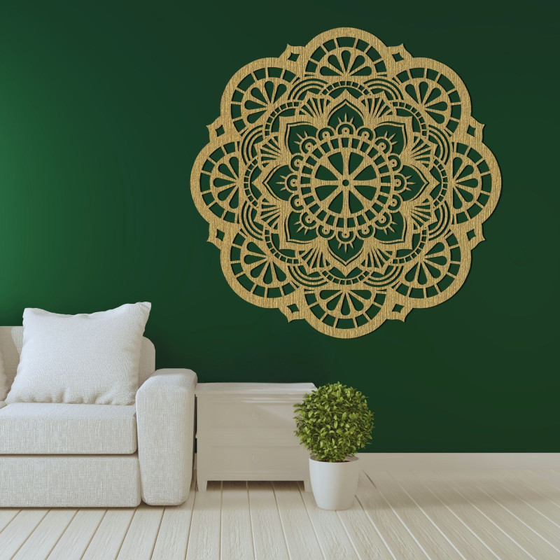 Decorațiuni de perete din lemn Mandala lumină - LUMINA