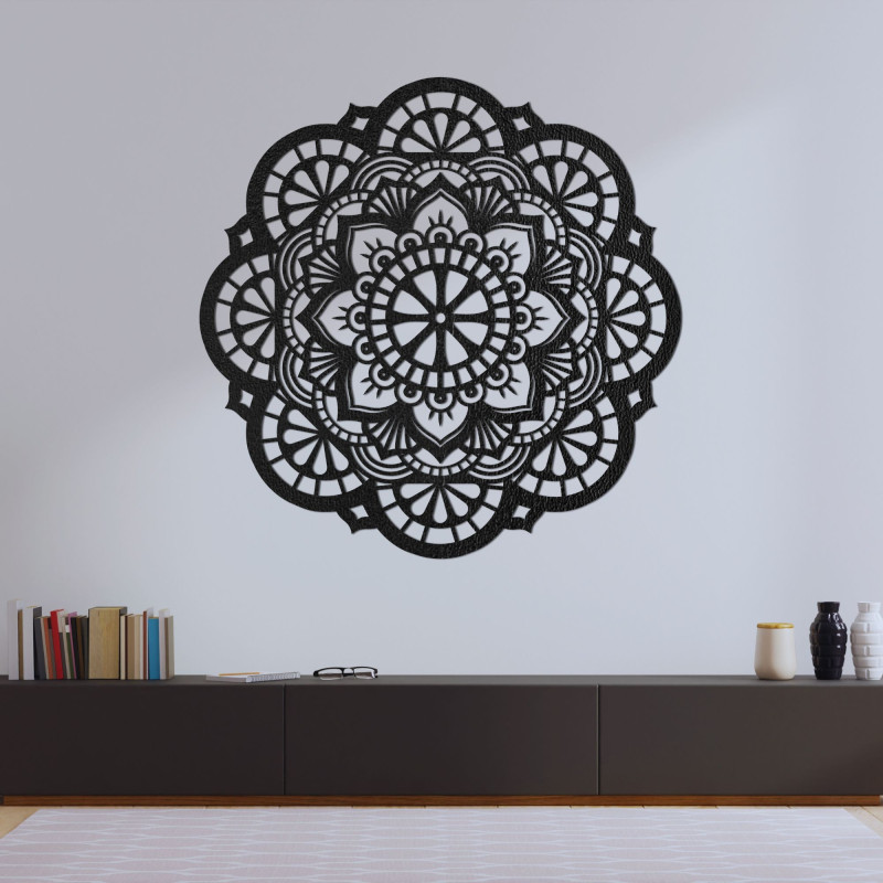 Perete decor din lemn mandala lumina vietii - LUMEN