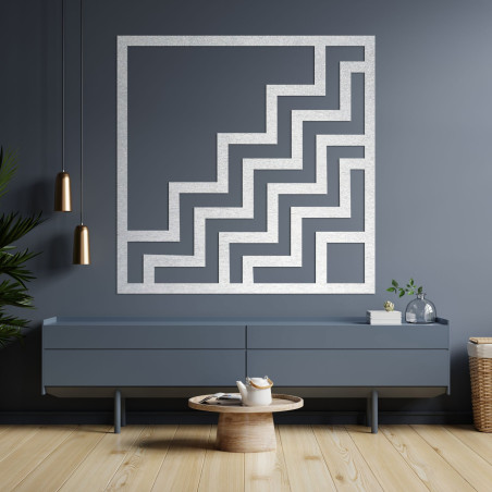 Decor geometric pătrat din lemn - FORNET