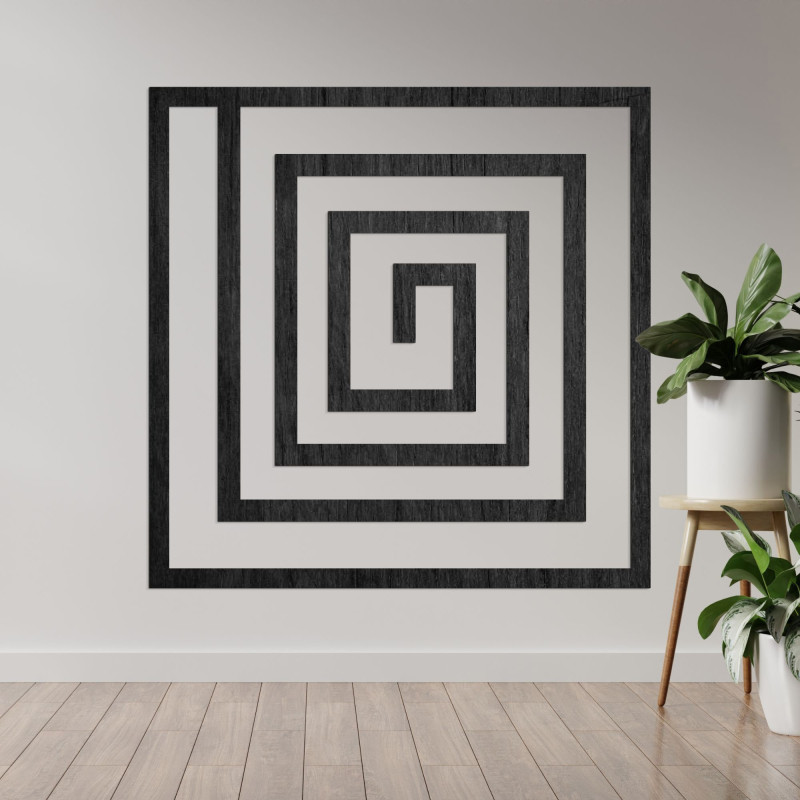 Decor din lemn spirală - SQUARIL