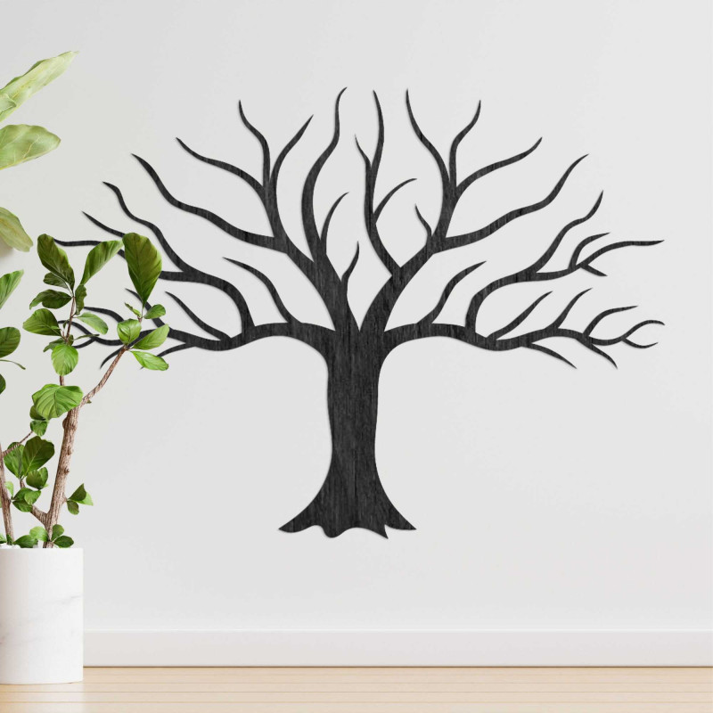 Decor de perete din lemn ramuri de copac - KORNE