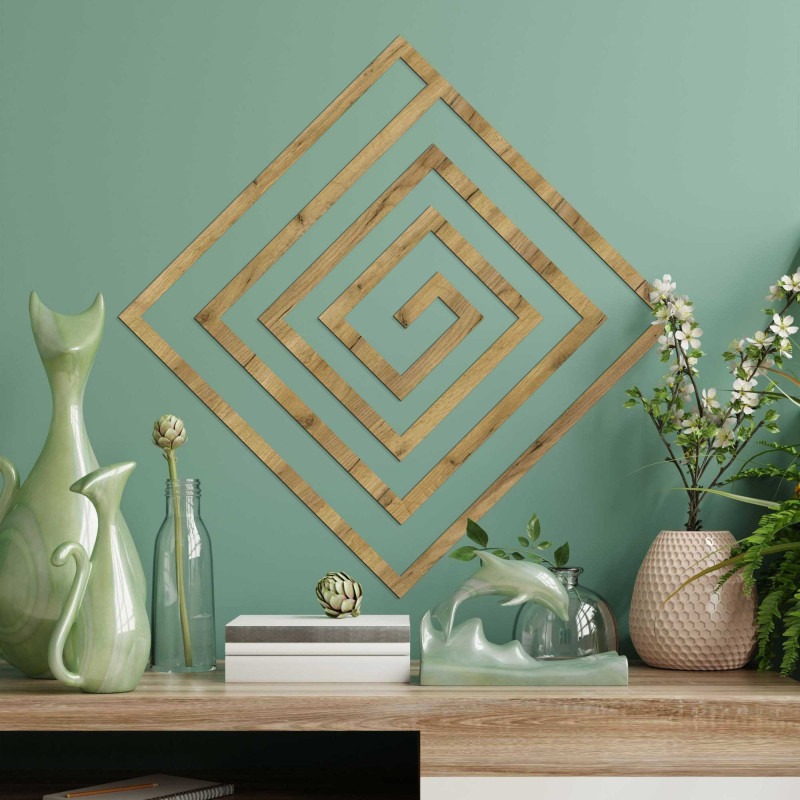 Decor geometric din lemn - WOORTLE