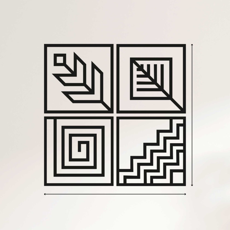 Pictură murală în patru părți - CHYCNOY