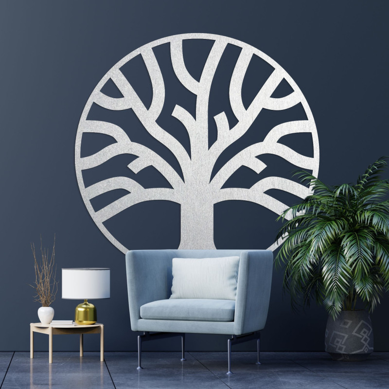 Decor elegant de perete din lemn copac de viață - SILVA