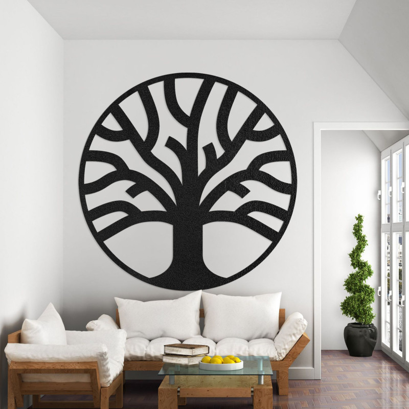 Decor de perete din lemn fin copac al vieții - ORIGO