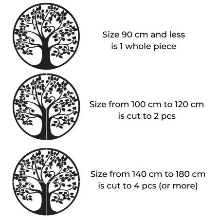 Decor din lemn copac al vieții - MAKJAK