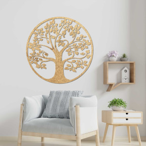 Decor din lemn copac al vieții - MAKJAK