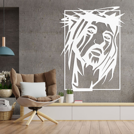 Pictură murală pe lemn Iisus Hristos - FAITHO