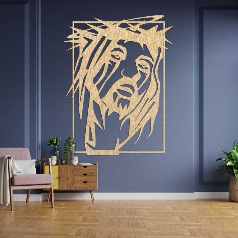 Decorațiune din lemn Iisus Hristos - FEIGHTO