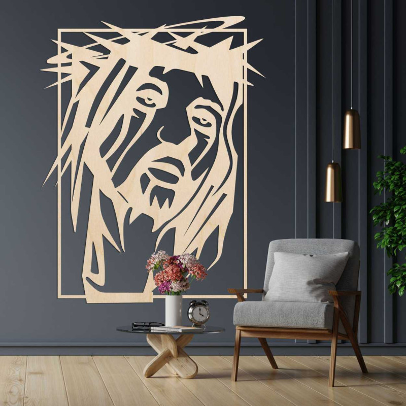 Decorațiune din lemn Iisus Hristos - FEIGHTO