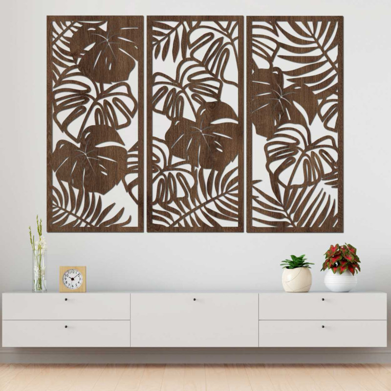 Frunze tropicale monstera și ferigă - LIBOGA