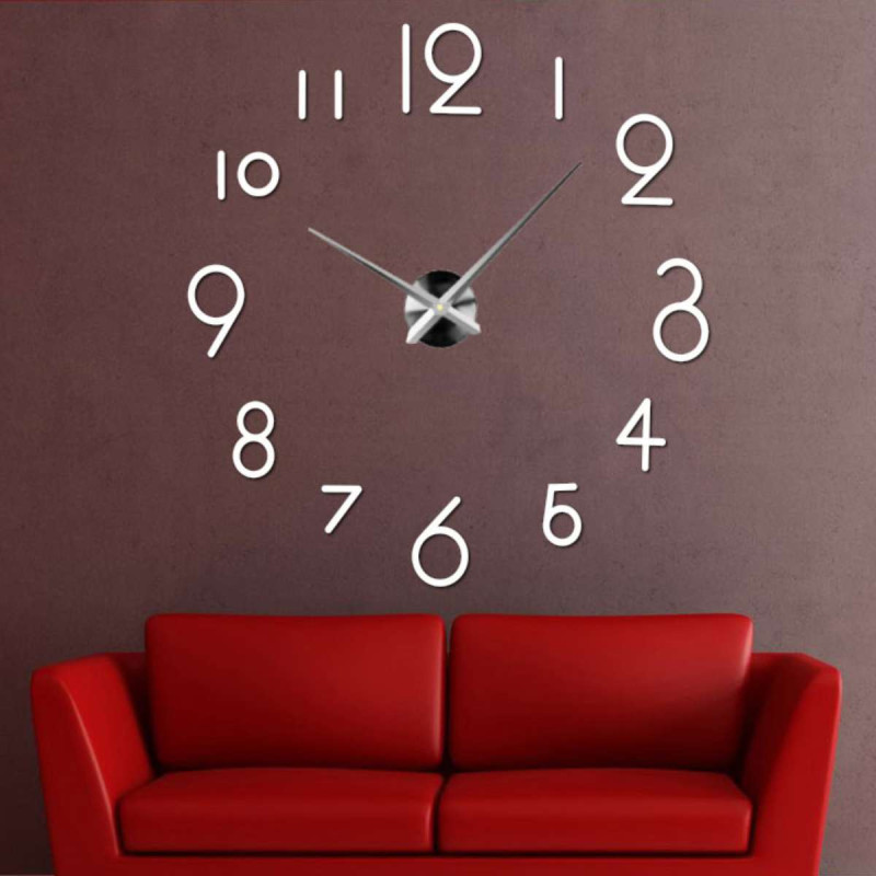 ceas din plexiglas pentru sufragerie