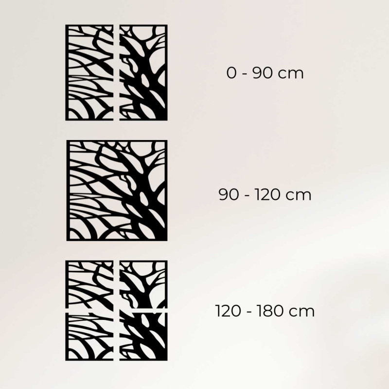 Decorațiuni de perete din lemn pătrat - LASLO