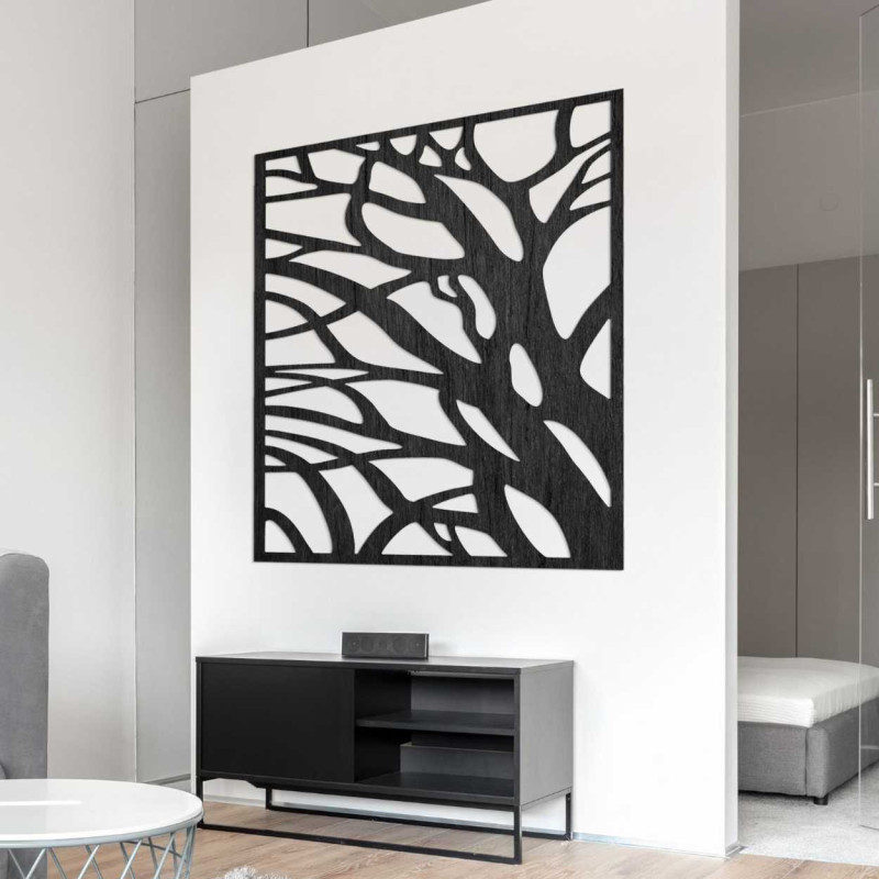 Decorațiuni de perete din lemn pătrat - LASLO