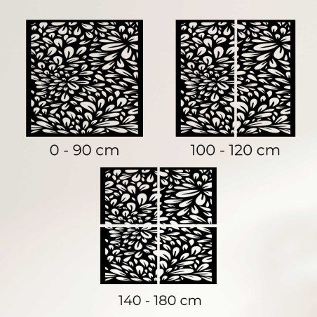 Decorațiune din lemn lucrată manual, cu un design modern.