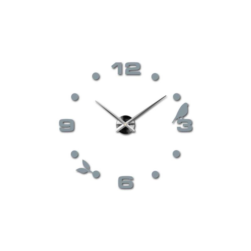 Adeziv modern pentru ceas de perete cu oglindă...