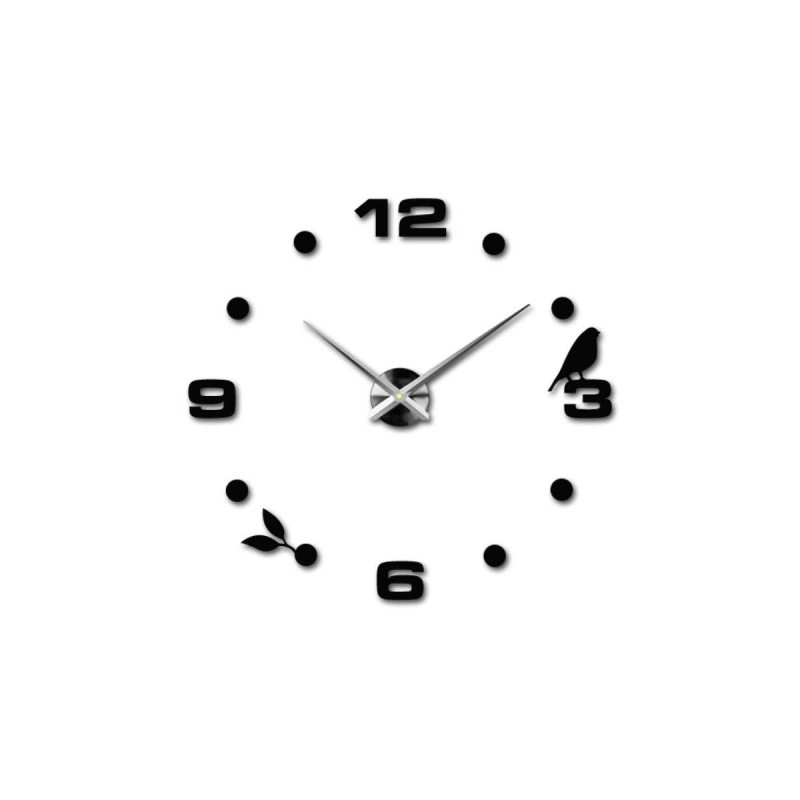 Adeziv modern pentru ceas de perete cu oglindă...