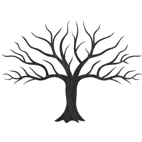 Tablou de perete din lemn copac și ramuri - JOLAF