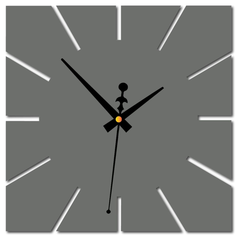 Ceas de perete minimalist cu design pătrat -...