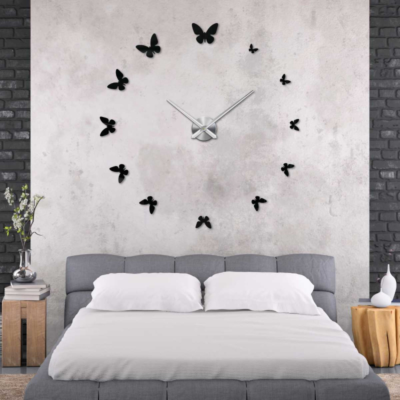 Ceas decorativ fluture cu design delicat - JASON