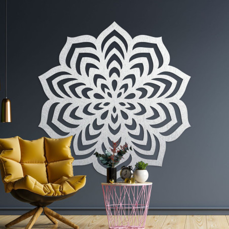 Ornament simetric cu motiv stratificat al unei flori care se desfășoară. Ornament simetric cu motiv stratificat al unei flori care se desfășoară.