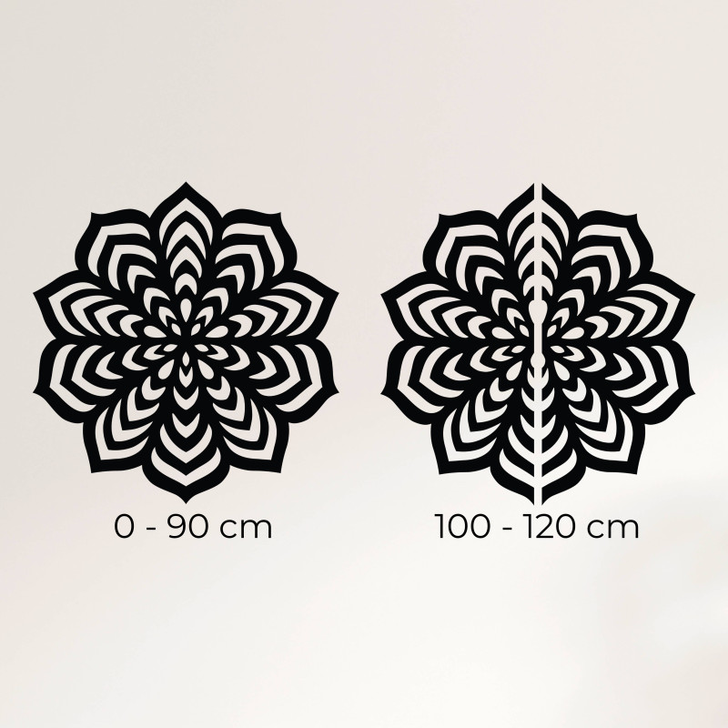 O imagine care surprinde decorațiunea de pe perete pentru o idee despre scară și impact vizual.