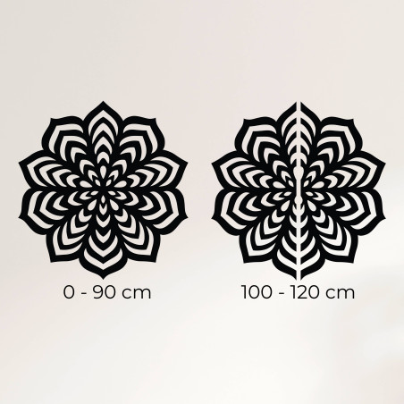 O imagine care surprinde decorațiunea de pe perete pentru o idee despre scară și impact vizual. O imagine care surprinde decorațiunea de pe perete pentru o idee despre scară și impact vizual.