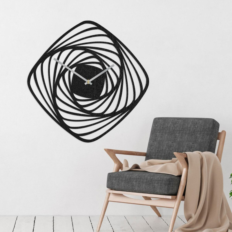 Ceas de perete mare din lemn - ceas de lemn