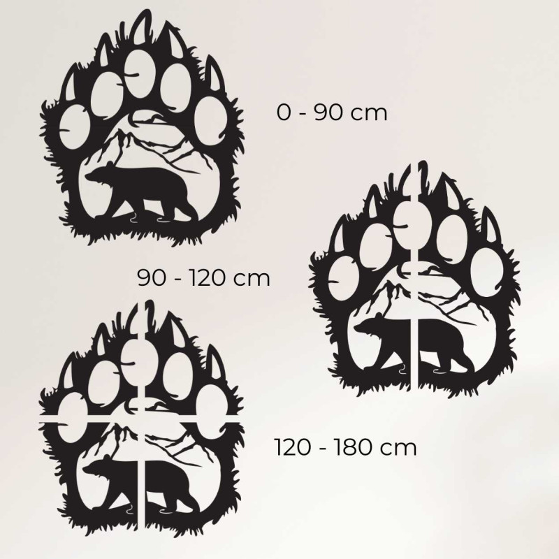 Previzualizare tehnică care prezintă înălțimea, lățimea și adâncimea unui decupaj din lemn natural.