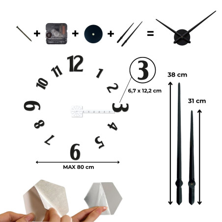 Ceas de perete elegant - CHRLIE