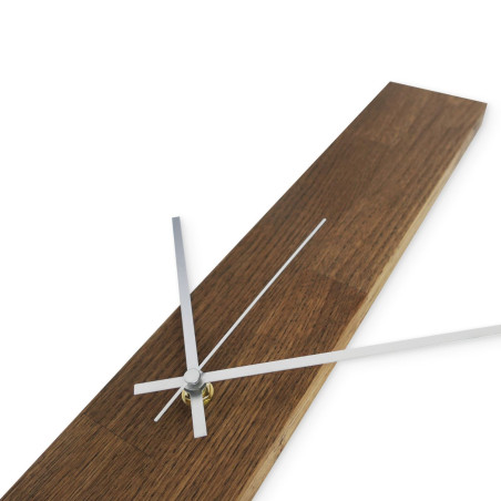 Ceas de perete elegant din lemn, design negru - TERRA