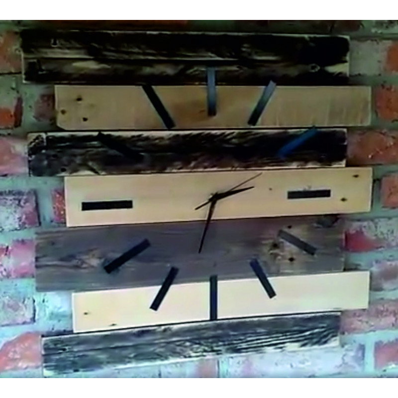 Ceas de perete din lemn, ceas din lemn ca un cadou, Ceas - Handmade living, bijuterii,