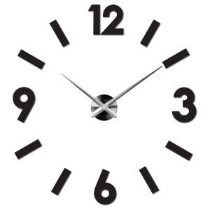 Ceas de perete adeziv DIY din plexiglas, decor modern pentru sufragerie și birou