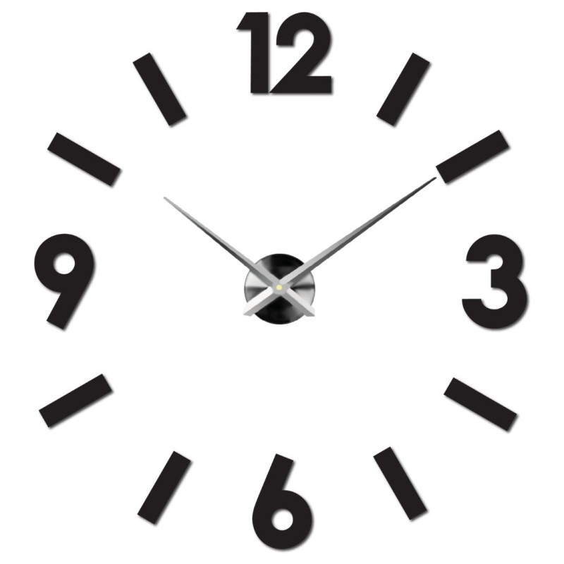 Ceas de perete adeziv DIY din plexiglas, decor modern pentru sufragerie și birou