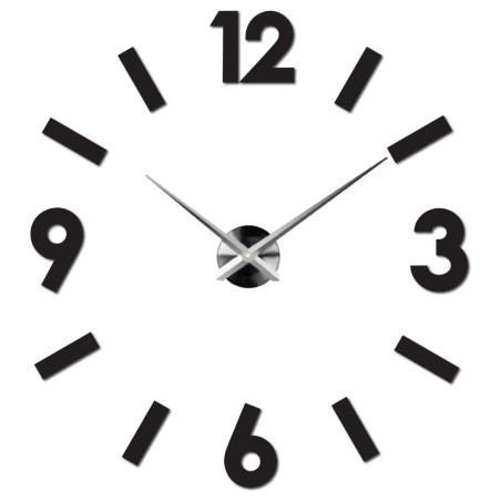 Ceas de perete adeziv DIY din plexiglas, decor modern pentru sufragerie și birou