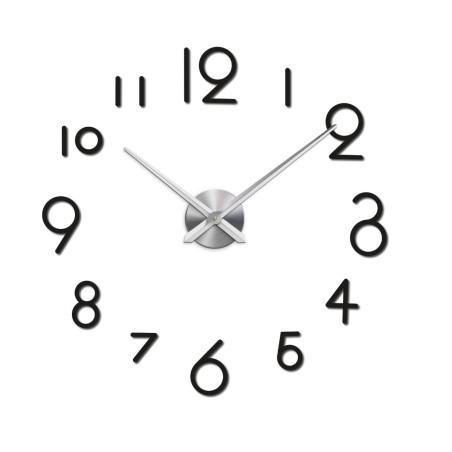 Ceas de perete negru pentru sufragerie Ceas de perete negru pentru sufragerie