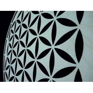 Mandala din lemn, decorațiune de perete - HAAMONY 2