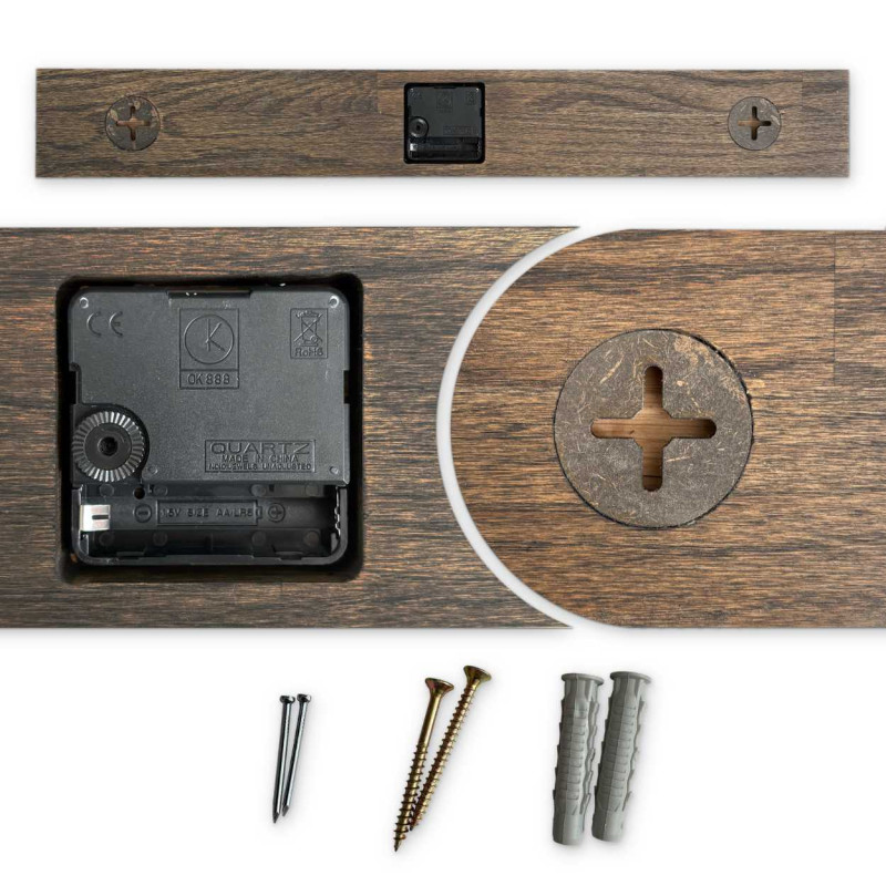 Ceas elegant din lemn masiv - KTGHIT