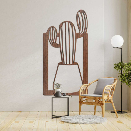Pictură minimalistă pe lemn pentru orice interior, motiv natural - DUIO