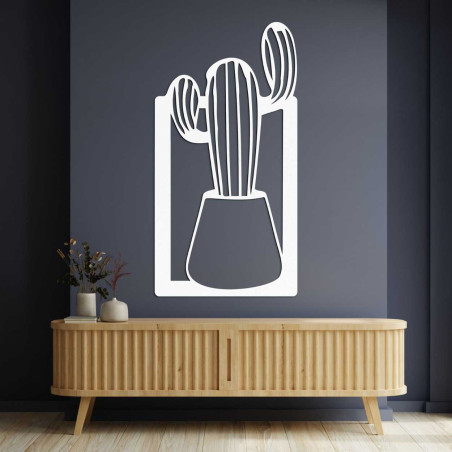 Pictură minimalistă pe lemn pentru orice interior, motiv natural - DUIO